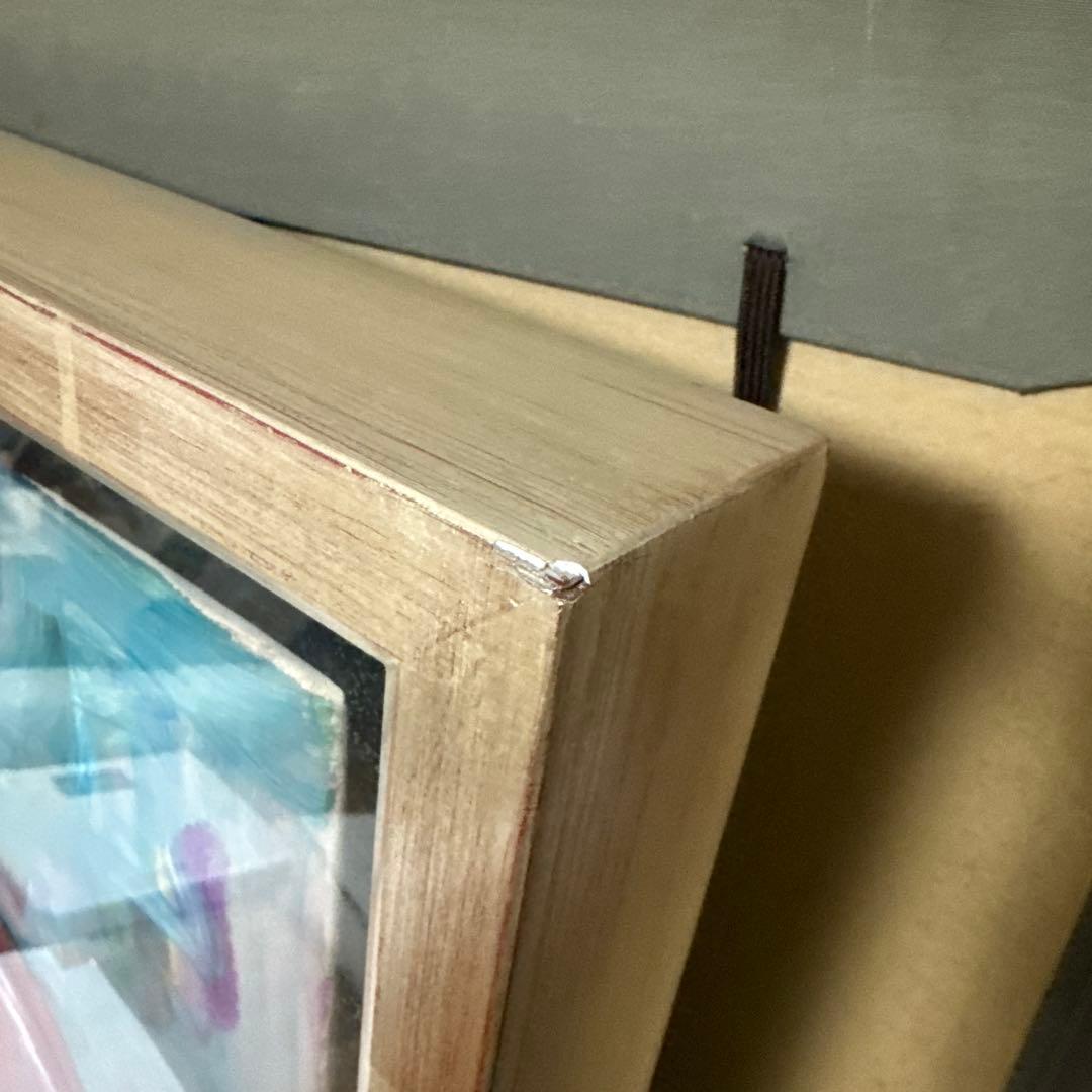 今井信吾　油絵　人物　少女・猫　日動画廊　油彩　8F