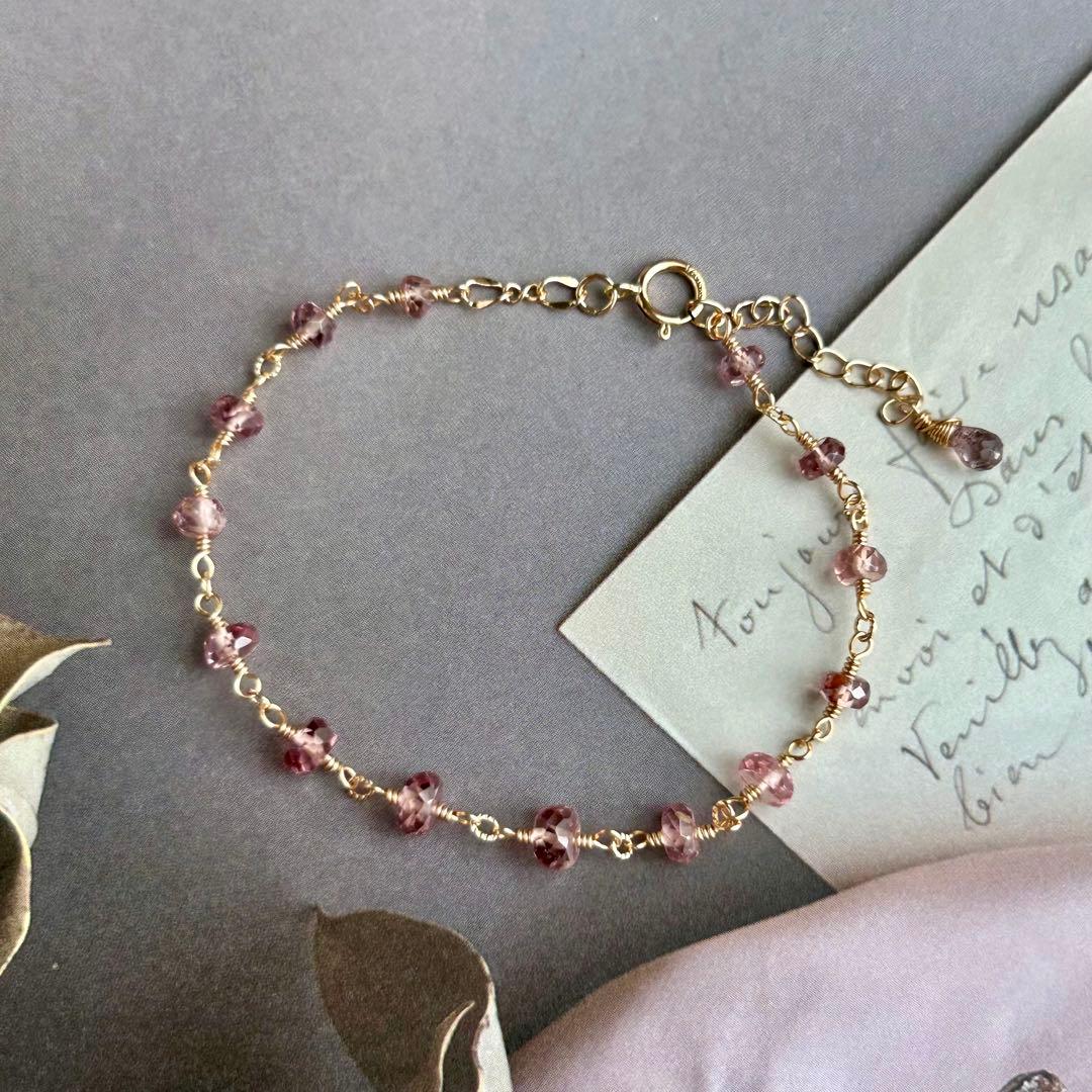 専用✳︎14kgf マラヤガーネット ドラゴンガーネット ブレスレットとピアス