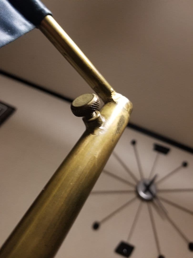 非売品 ヴィンテージ バーバリー 什器 無垢 銅 真鍮 無垢 スタンド