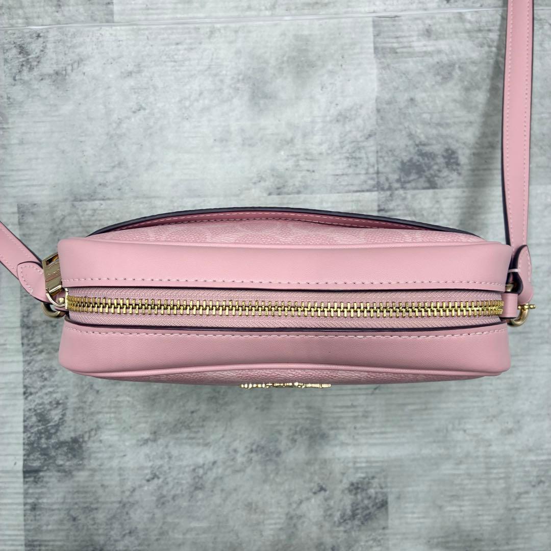 ✨極美品✨コーチ　ジェイミー　カメラバッグ 2way レザー　ファスナー　ピンク
