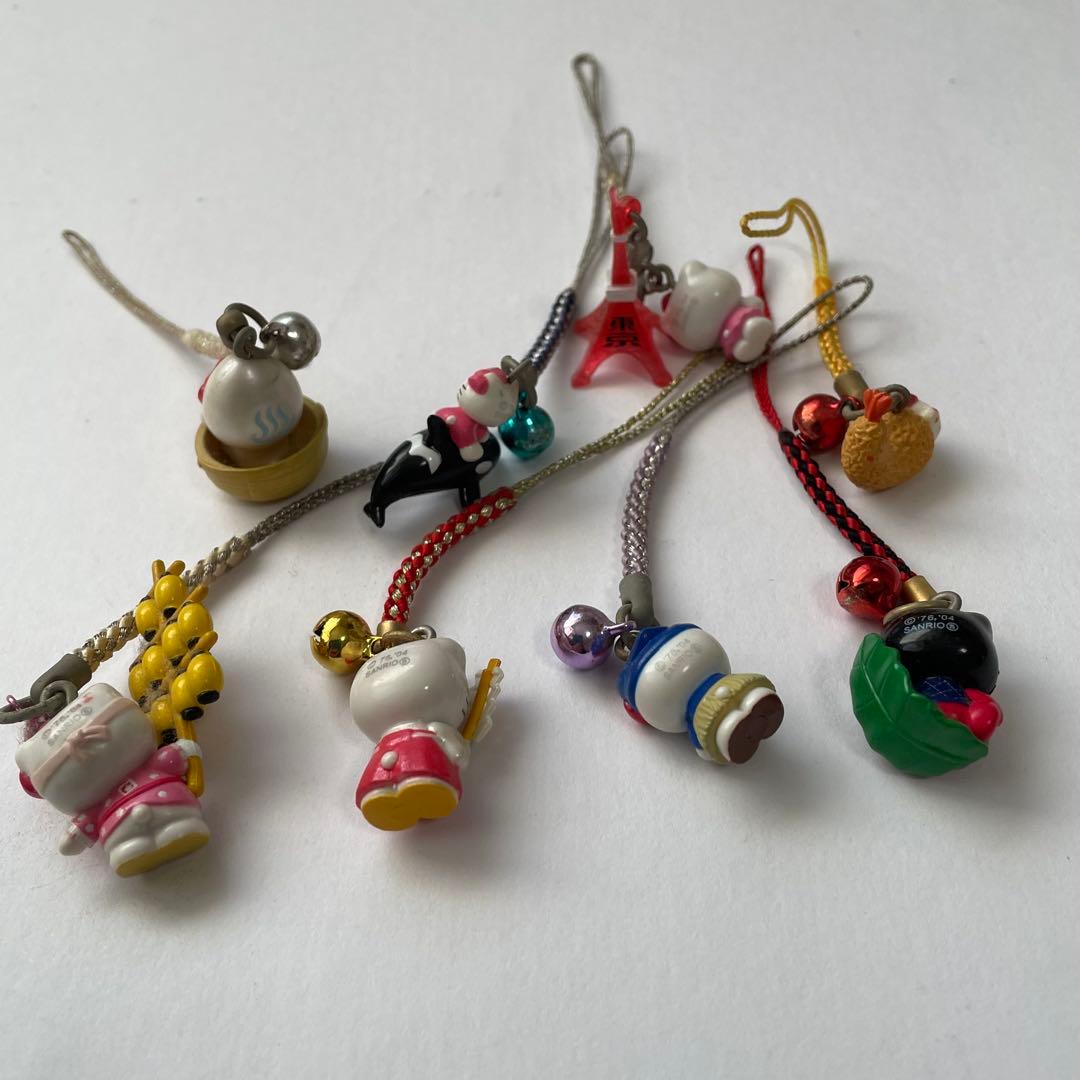 【値下】 ご当地 キティ 根付け ハワイ グアム 含む 69個 ストラップ