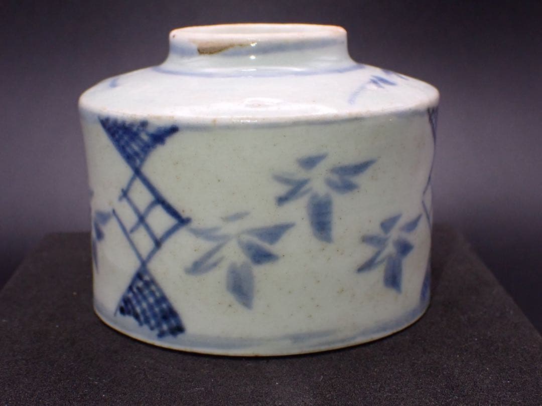 青４　完品　古伊万里　撫子の図　江戸中期