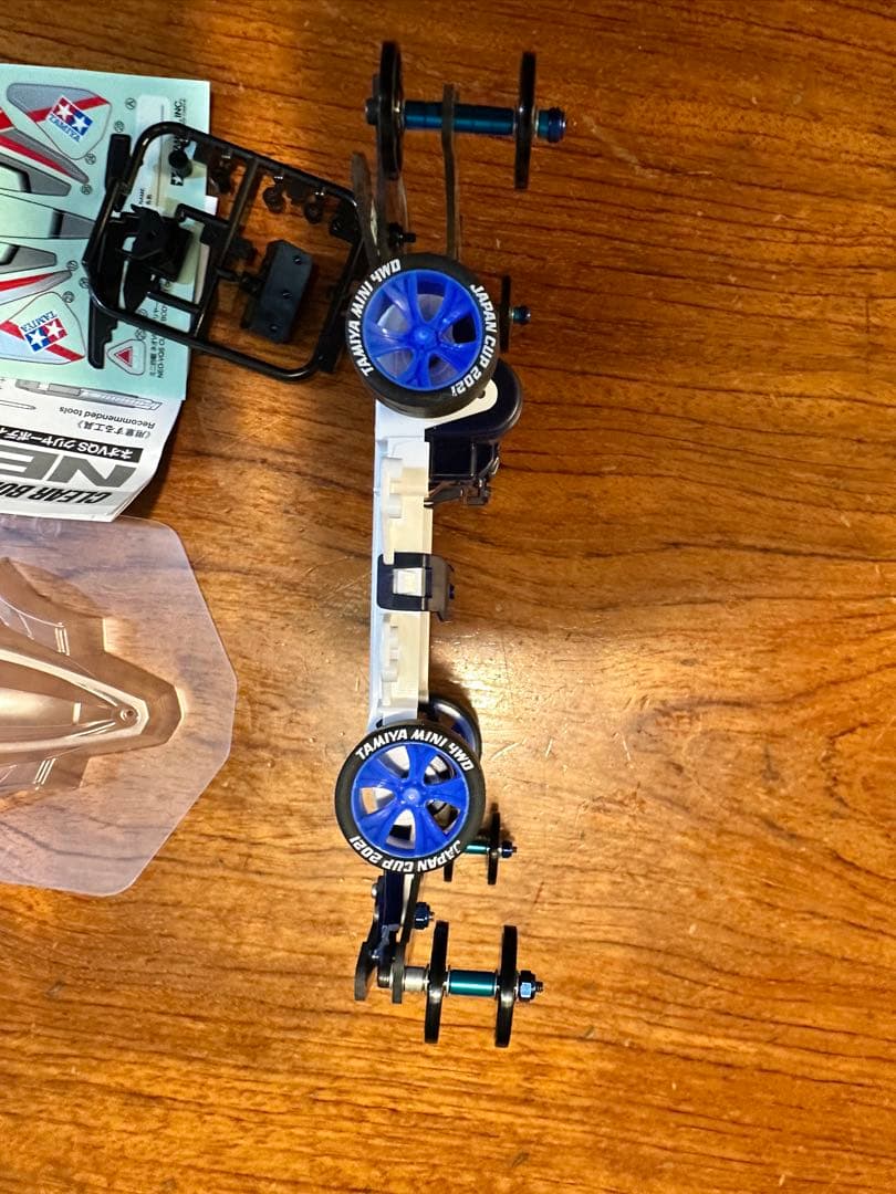 ミニ四駆 NEO-VQS クリヤーボディ 95648 vzシャーシ セット