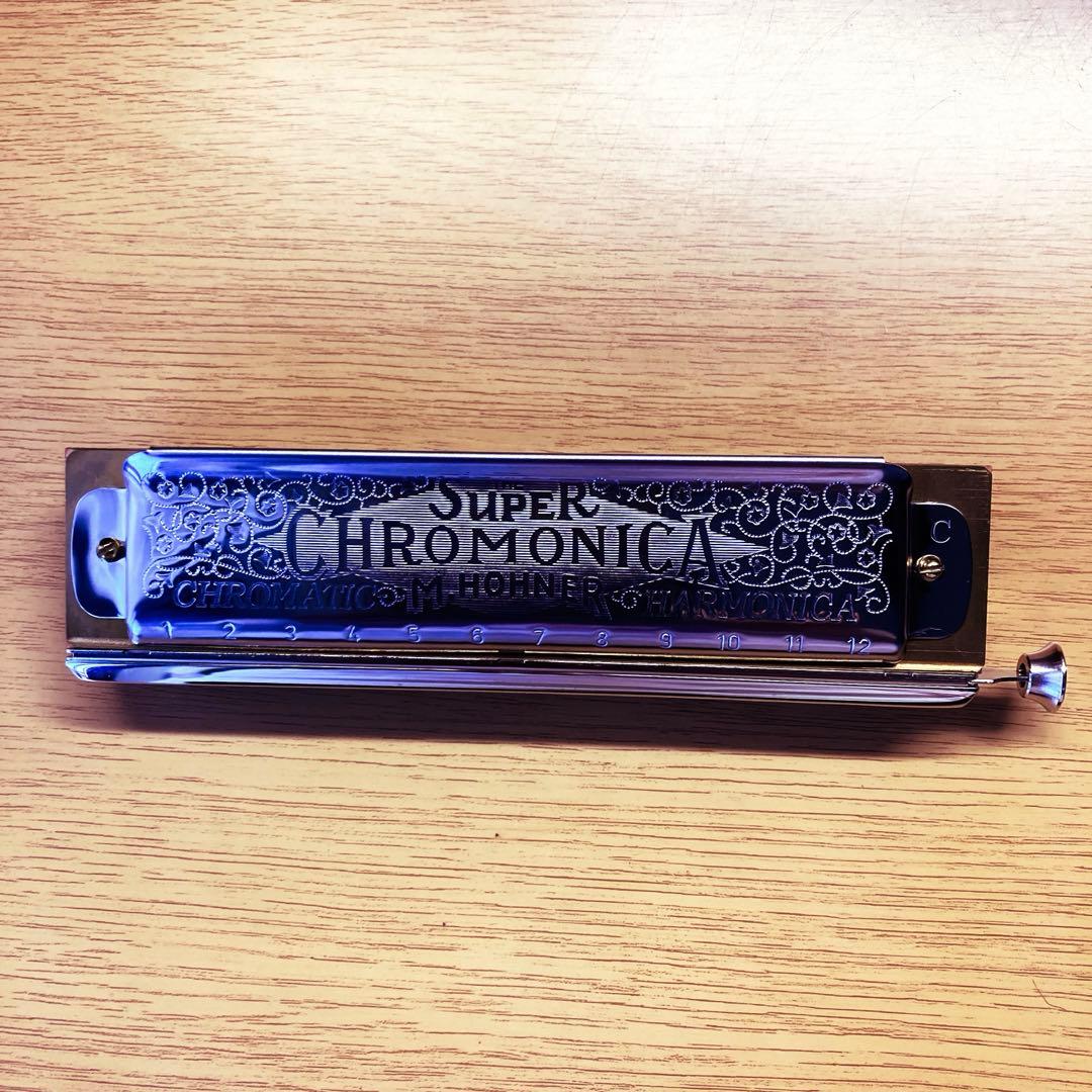 HOHNER クロマチック・ハーモニカ本体、初心者用DVD教材他