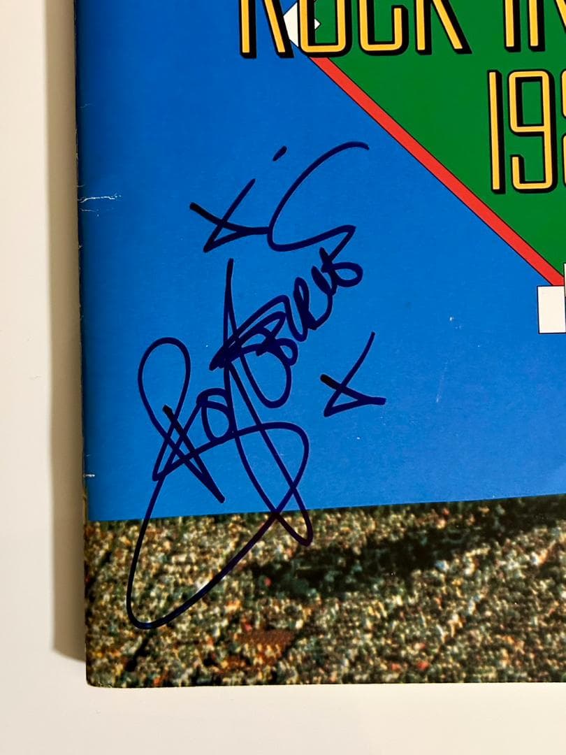 BOY GEORGE 直筆サイン＆いたずら書き入りツアーパンフ◇メンバーサイン有