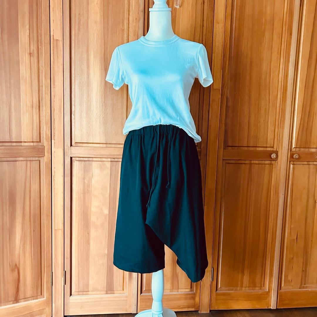 コムデギャルソン・コムデギャルソン サルエルショートパンツ 黒サイズS