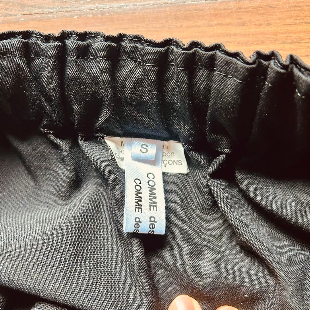 コムデギャルソン・コムデギャルソン サルエルショートパンツ 黒サイズS