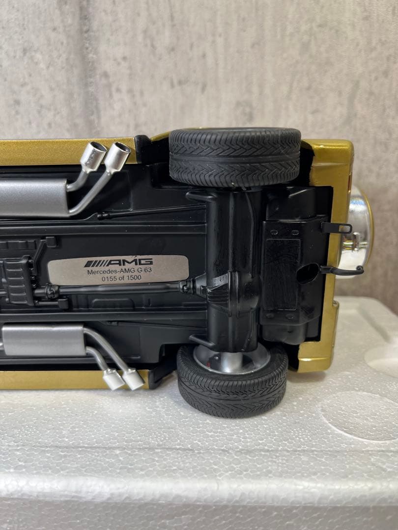 GTスピリット 1/18 メルセデス ベンツ AMG G 63 パール ゴールド