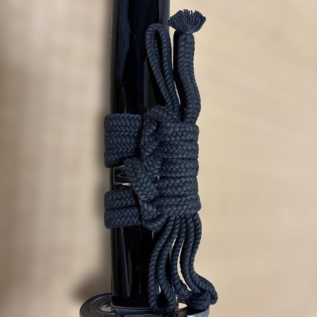 模造刀 湾曲刃 黒い柄