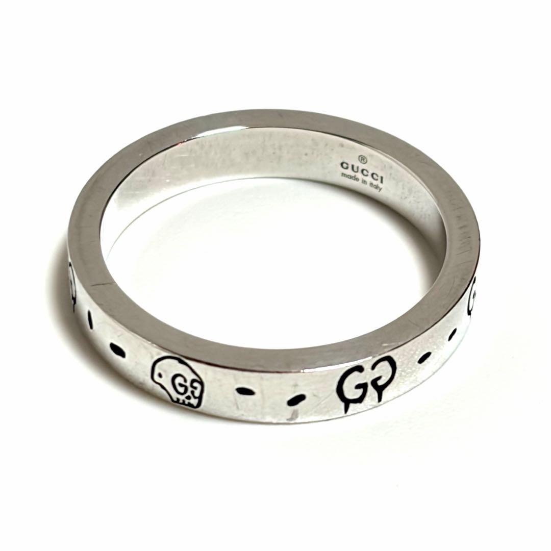 GUCCI リング ゴースト GGロゴ スカル シルバー925 アクセサリー