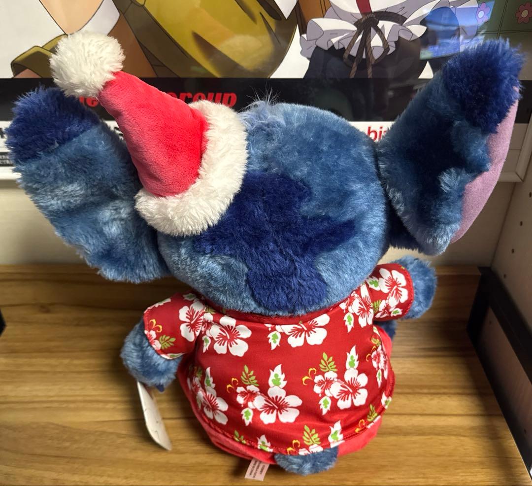 リロ&スティッチ サンタスティッチ ぬいぐるみ タグ付き クリスマス アロハ