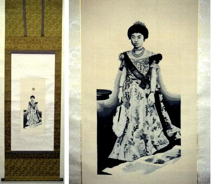 張大千 蟠桃献寿 三尺中堂 掛け軸｜証書付き｜中国人物画 张大千人物