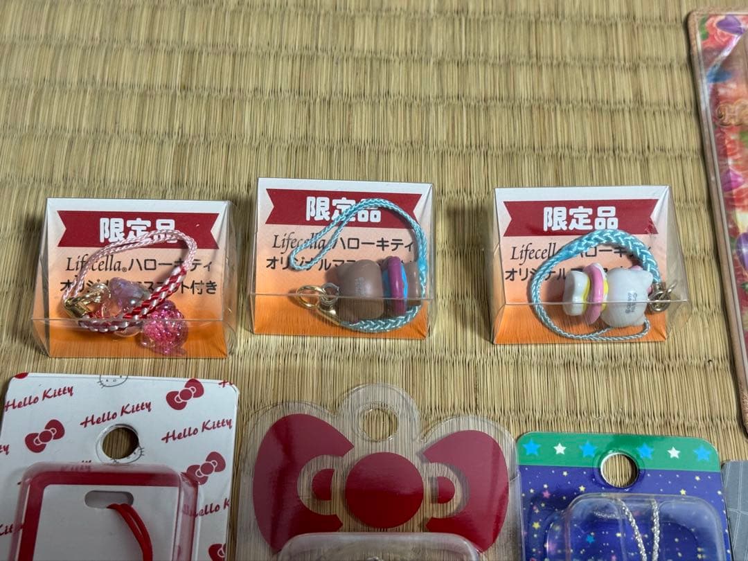 レア　キティ　根付け　ストラップ　まとめ売り　65点