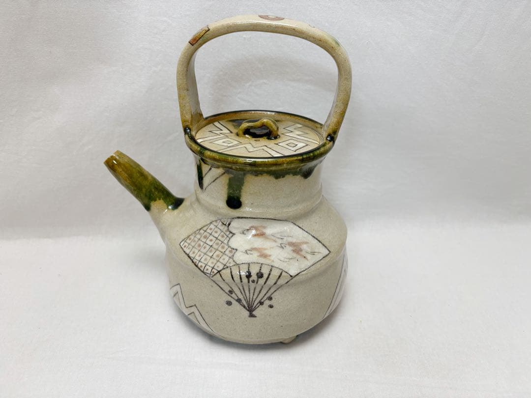 美濃焼 志野焼 ぐい呑み お猪口 落款印 田中源彦/作 美濃焼 志野 ☆未