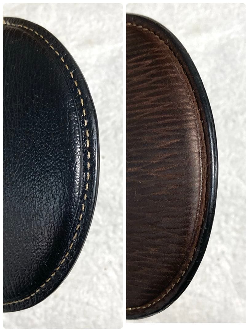 良品　ロエベ　ベラスケス　レザー　ラウンド　ケース　ミニポーチ