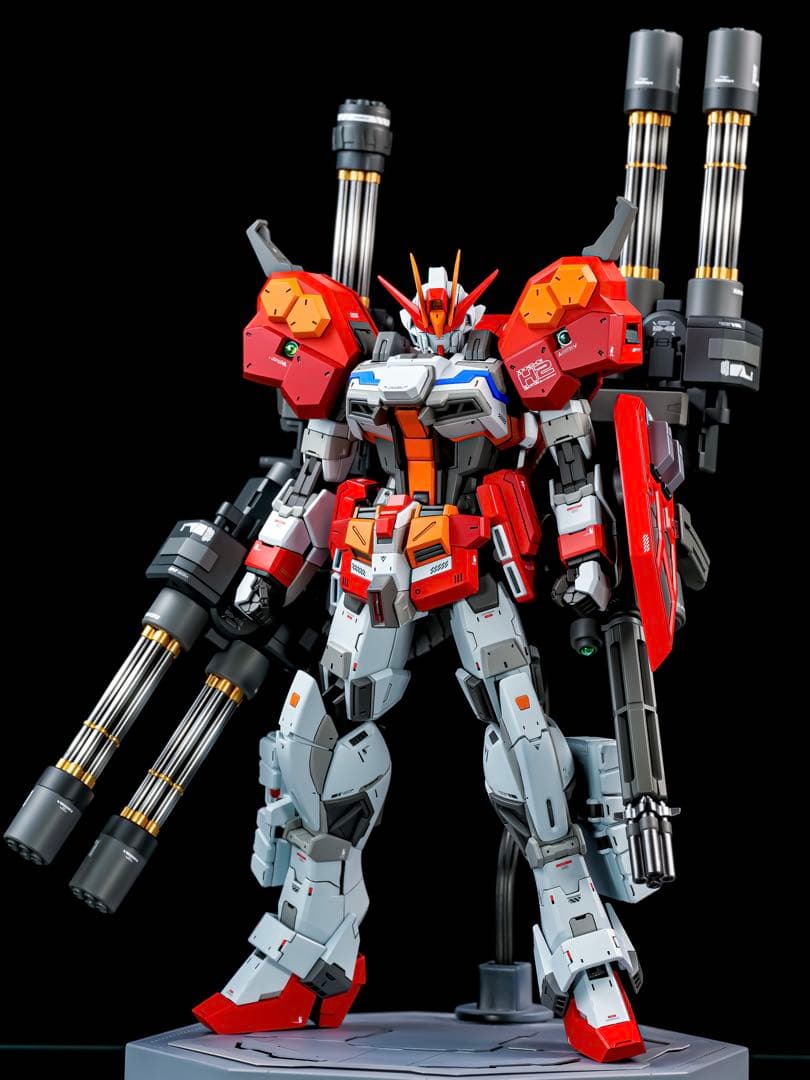 カ*ン様 MG エクスインパルス全塗装完成品（ヘビーアームズイメージ）