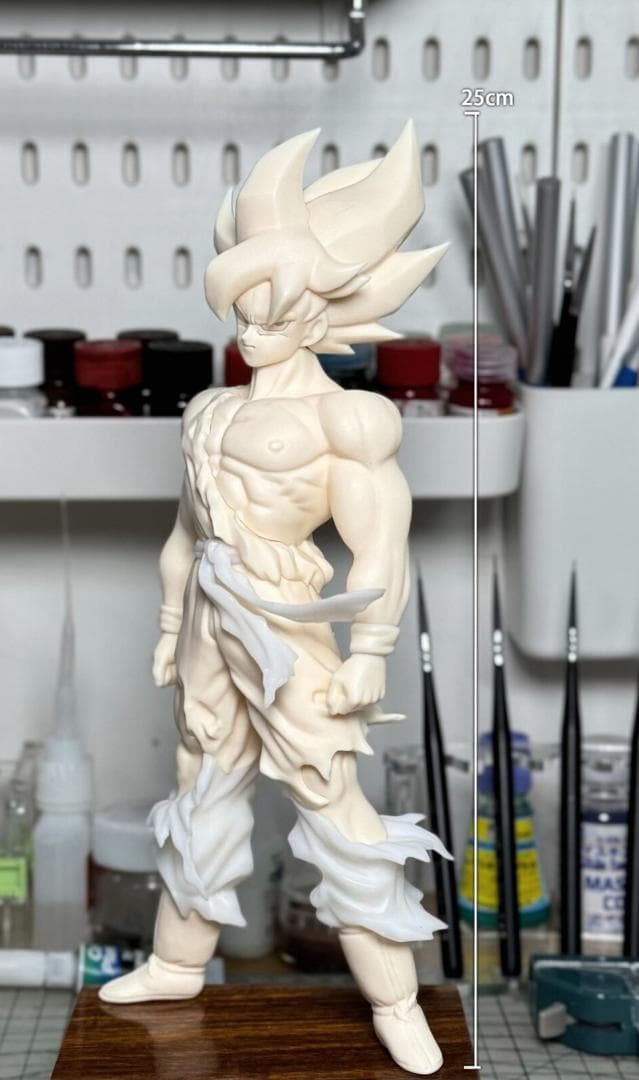 ドラゴンボール 伝説の超サイヤ人 、空しい決着 未塗装 樹脂