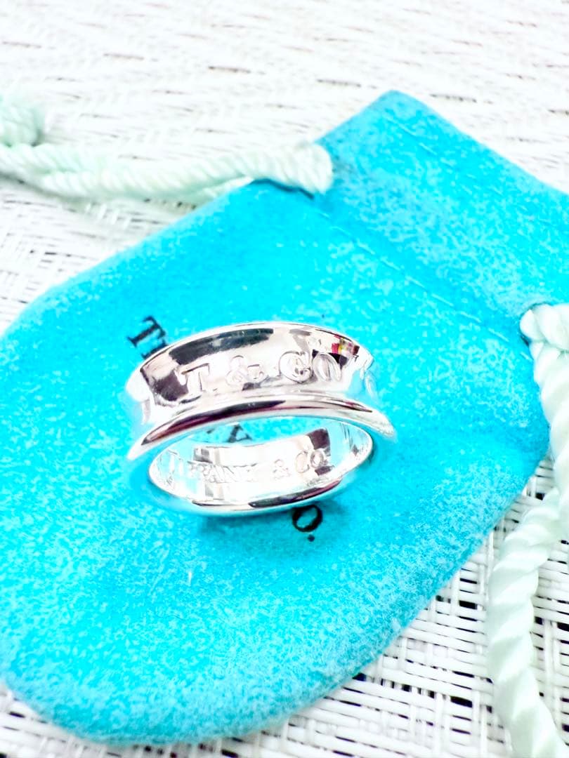 ティファニー　ナローリング　指輪　10号　研磨済み　1837 TIFFANY