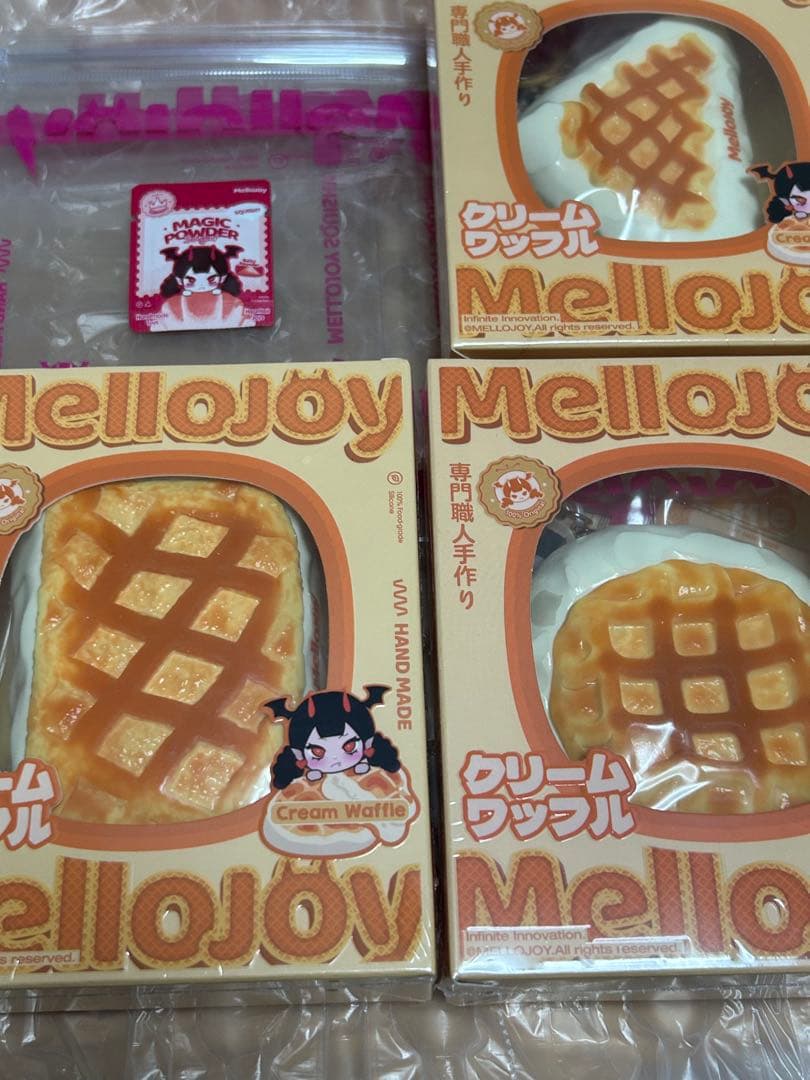 mellojoy クリームワッフル　新品未開封　まる　さんかく　しかく