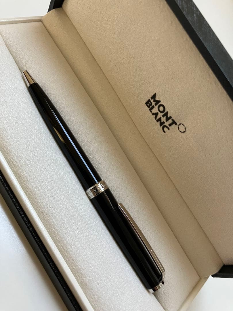 Montblanc ボールペン 黒 専用ケース付きの通販はau PAY マーケット