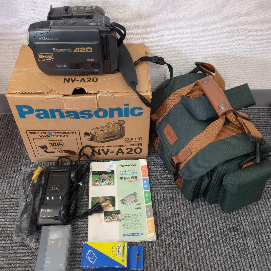 Panasonic NV-A20 ビデオカメラ本体 カメラバッグ付 - メルカリ