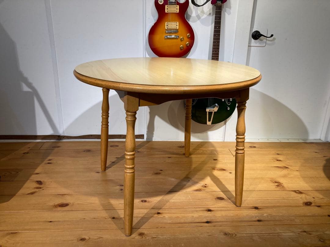 希少 太平winds ナチュラル 丸テーブル 飛騨家具 コーヒーテーブル カフ