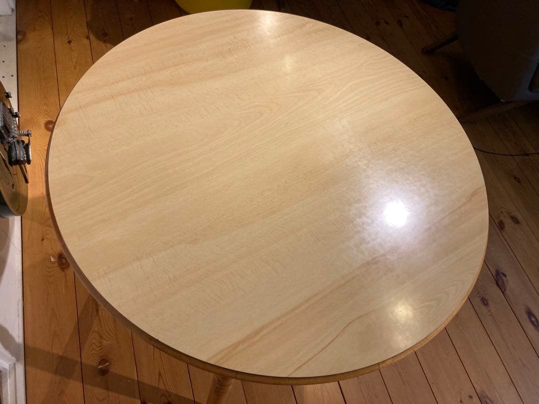 希少 太平winds ナチュラル 丸テーブル 飛騨家具 コーヒーテーブル カフ