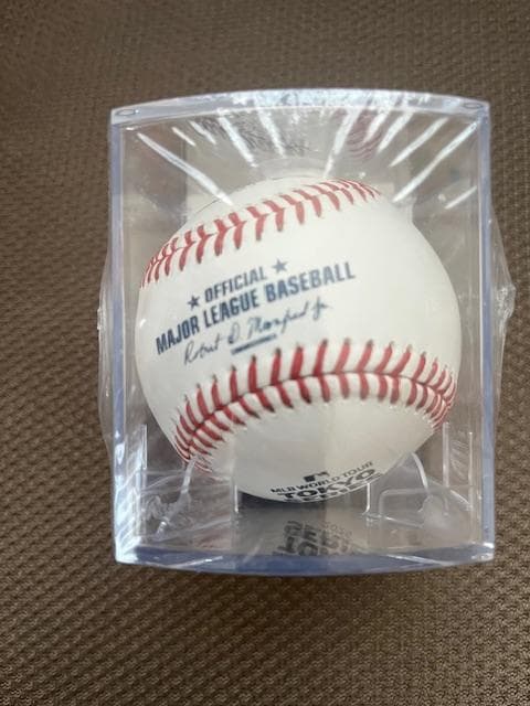 大谷翔平MLBTOUR東京ドーム開幕戦使用公認球ローリングスボールケース