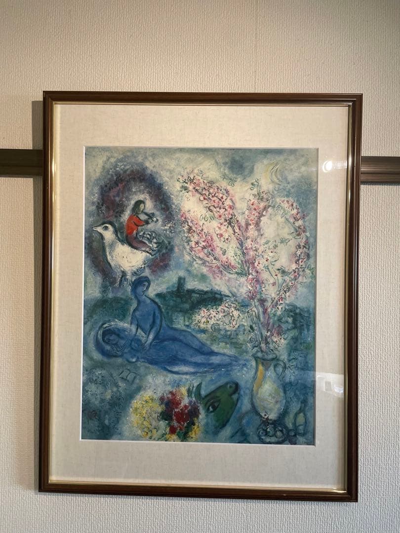 真作/岡田雪窓/春景遠山雪之図/山水図/雪景山水図/掛軸/名家伝来/AE-103