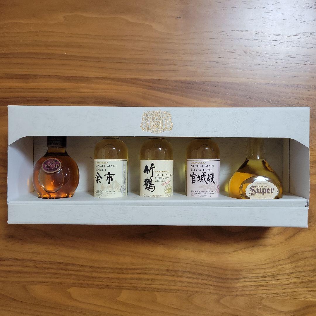 NIKKA WHISKY 余市蒸留所限定ミニチュアボトル5本セット - メルカリ