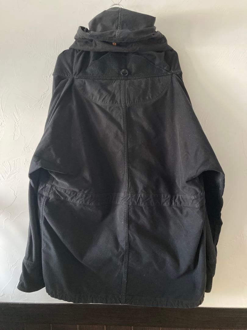 KAPITAL モールスキンリングコート　ブラック サイズ2