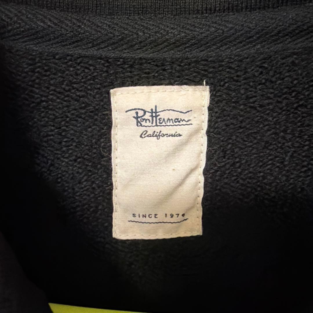 ロンハーマン　スウェットコーチジャケット　黒　Lサイズ　ロンハーマン　OVY