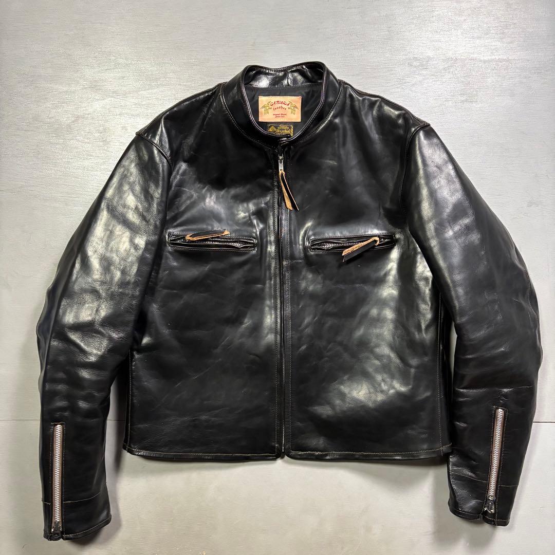 GARUDA leather レザージャケット ホースハイド 馬革 42 XL - メルカリ