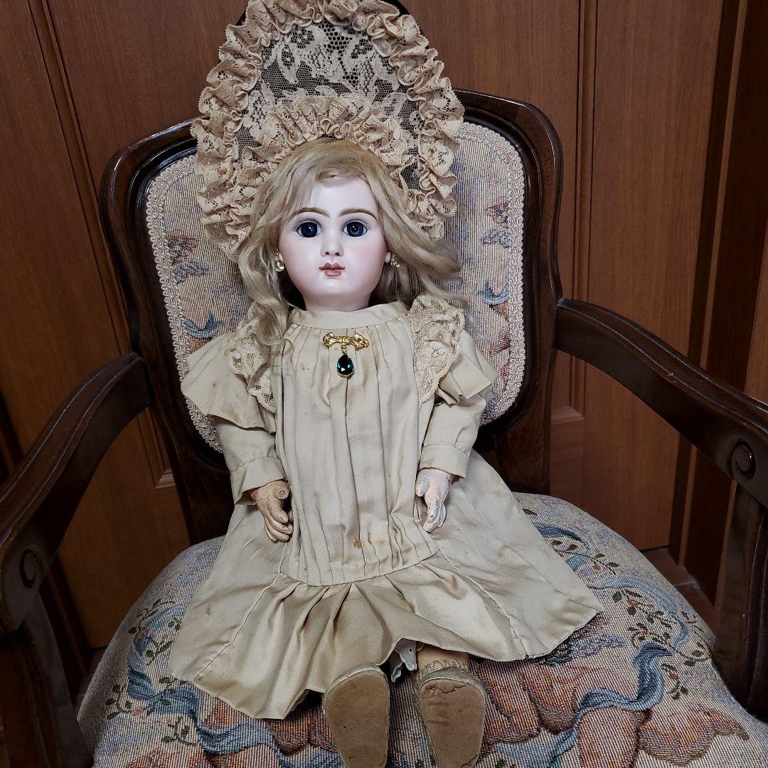 アンティークビスクドール ジュモー - メルカリ
