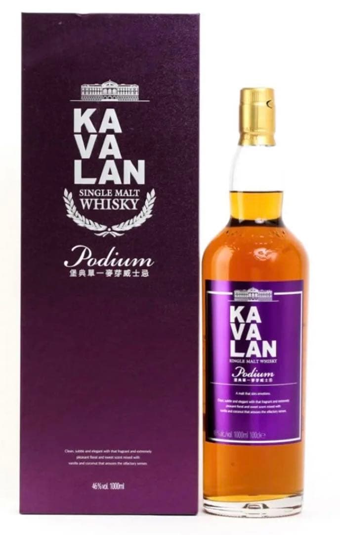 新品 カバラン クラシック シングルモルト40度 1000ml ウイスキー