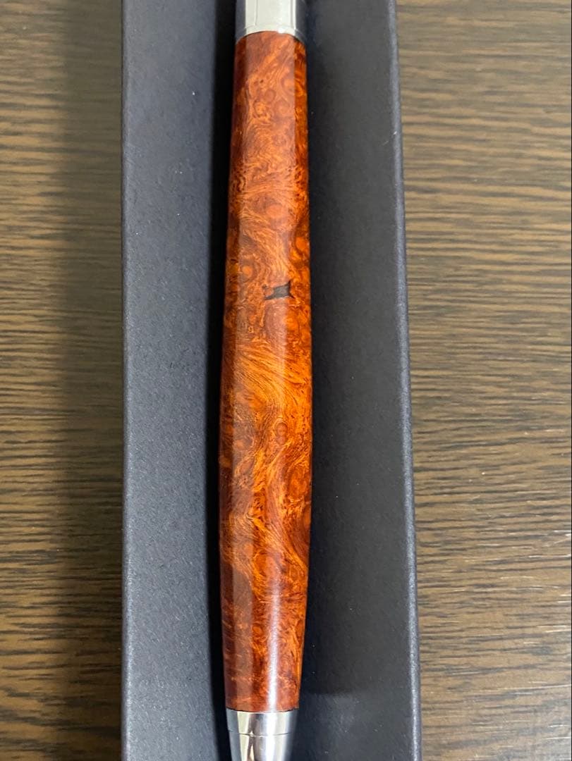 ボナンペン 木軸 真鍮 シャープペンシル マーブルウッド 野原工芸お