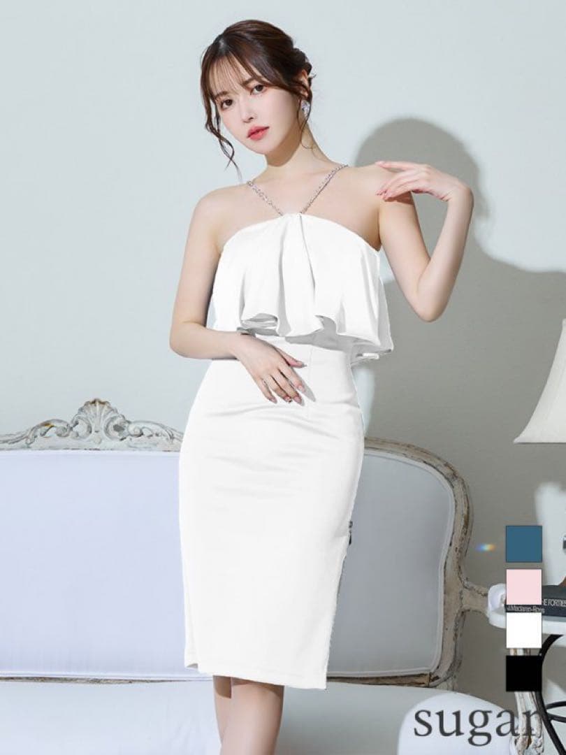 新品　veautt ドレス XS ホワイト　シュガー　イルマ