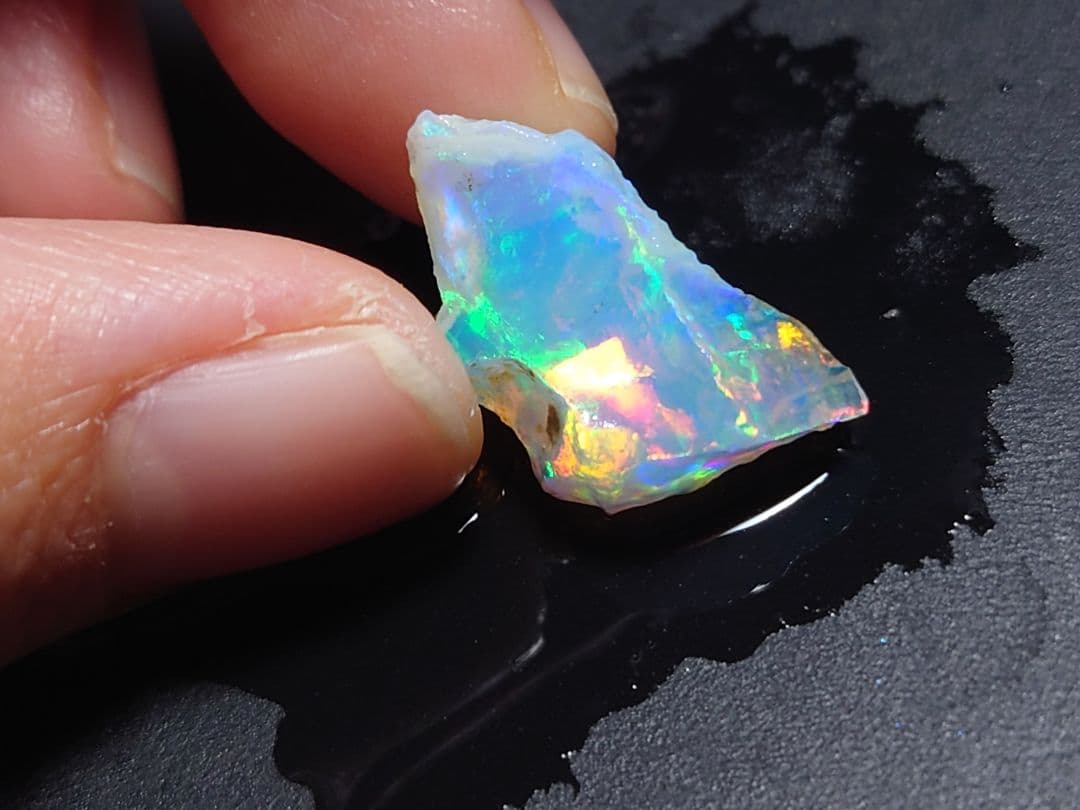 エチオピアウェロ産 チョーク オパール 原石 鉱物標本