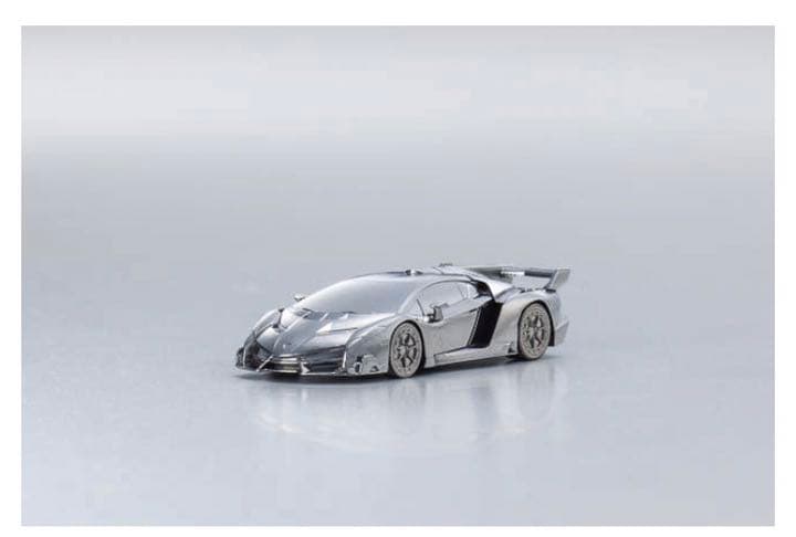 京商、世界最小1/150スケールの「ランボルギーニ ヴェネーノ」ミニカー