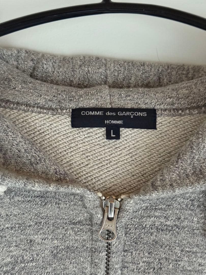 ゆ*か様 comme des garcons homme パーカー 杢グレー