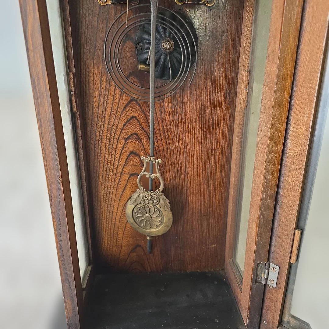 柱時計 ゼンマイ式 レトロ アンティーク