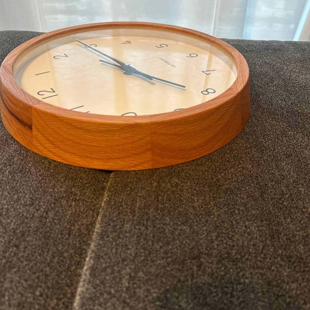 KATOMOKU カトモク　電波時計　 壁掛け時計