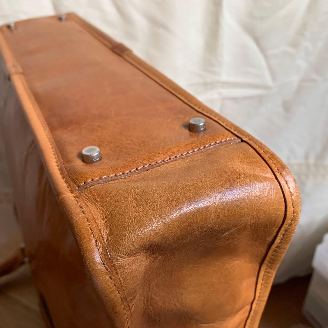 美品＊aniary アニアリ ブリーフバッグ 2way キャメル A4 ビジネス