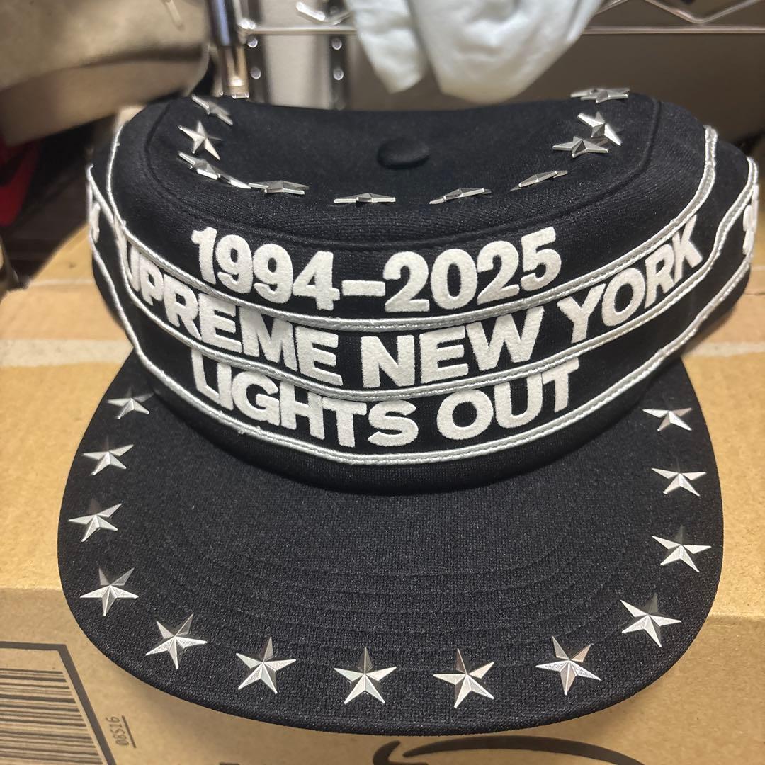 Supreme ピルボックス キャップ 1994-2025 ブラック Supreme Stars
