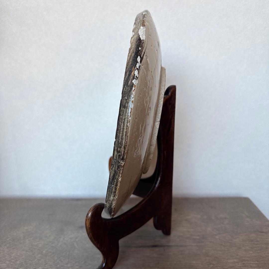 ゆがみが可愛い馬の目皿　古瀬戸　民藝