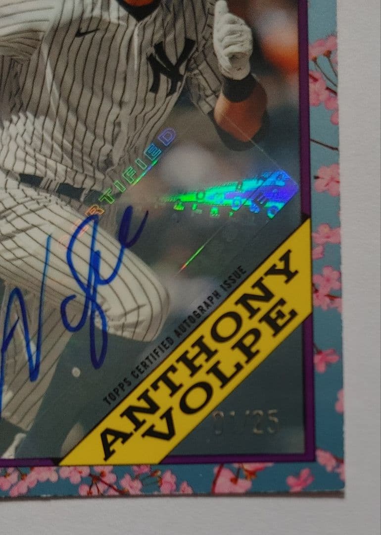 anthony volpe Cherry parallel