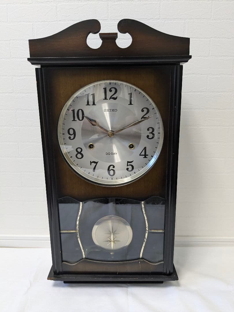 SEIKO 振り子時計 ゼンマイ式 30DAY - メルカリ