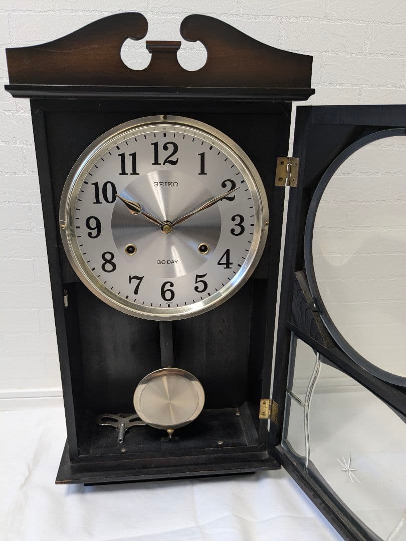 SEIKO 振り子時計 ゼンマイ式 30DAY - メルカリ