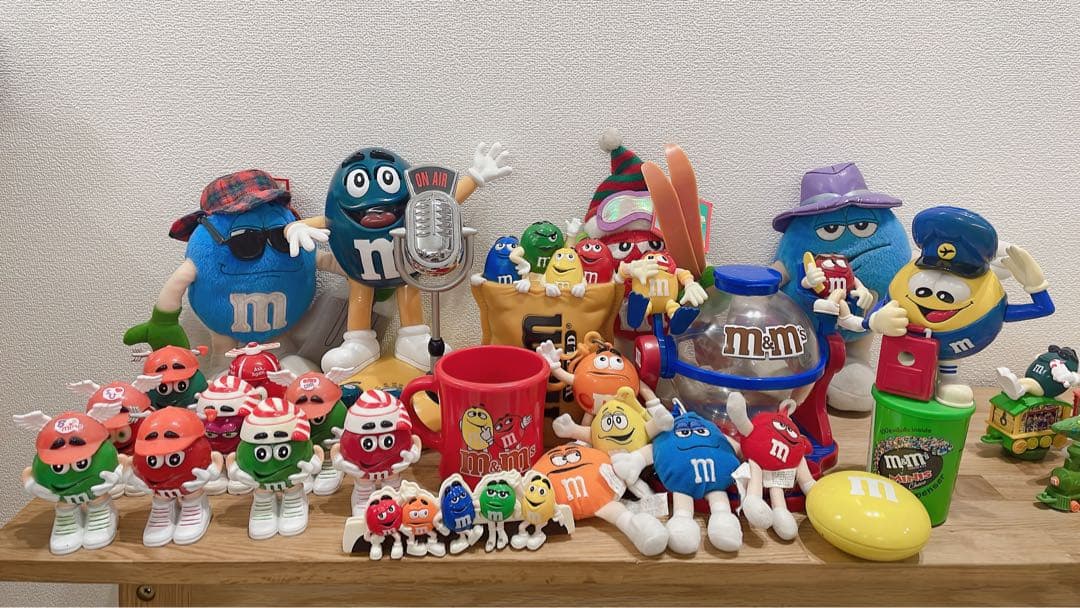m&m's エムアンドエムズ ディスペンサー・フィギュア・ラジオ 希少品