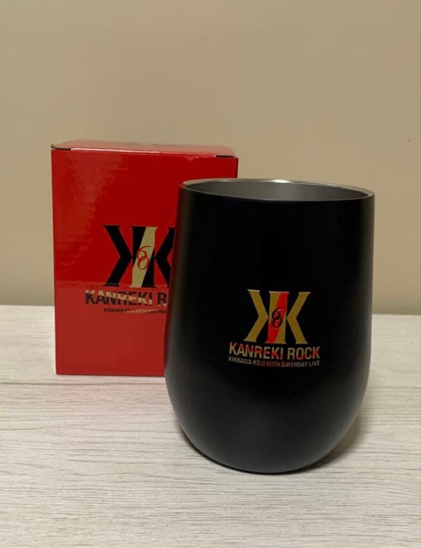新品未使用】吉川晃司 ステンレスタンブラー KANREKI ROCK グッズ